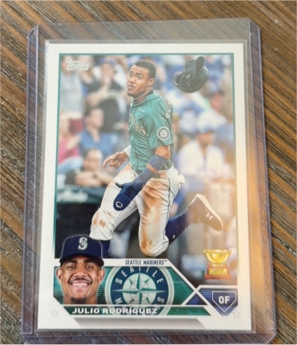 2023 Topps Series 1 #330 Julio Rodriguez Rookie Cup Seattle Mariners — front