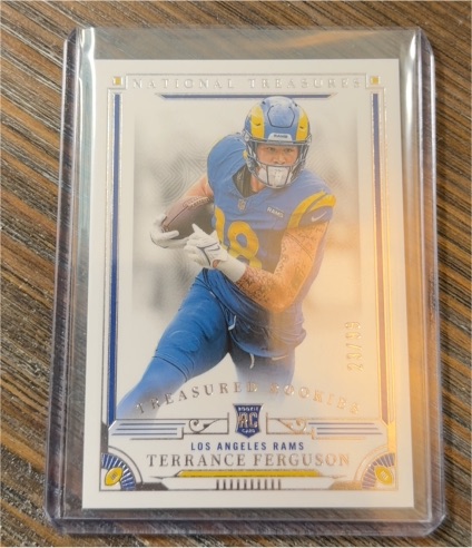 2025 Panini National Treasures #64 Terrance Ferguson — front