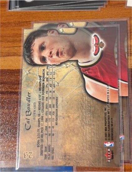 2000-01 Fleer Showcase #23 Cal Bowdler — front