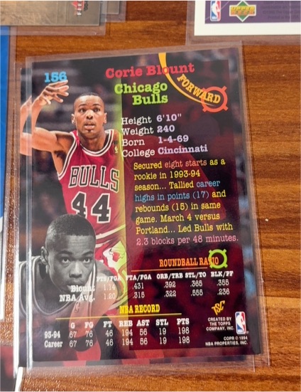 1993-94 Upper Deck #156 Corie Blount — front