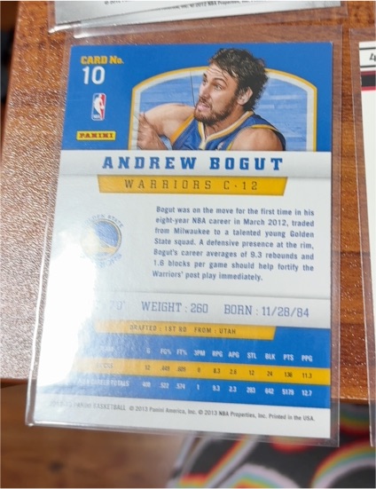 2012-13 Panini #10 Andrew Bogut — front