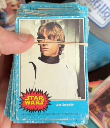 1977 Topps Star Wars Blue Series 1 #1 Luke Skywalker — front