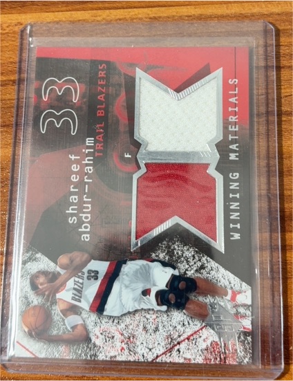 2004-05 SPx Winning Materials #WM-SA Shareef Abdur-Rahim — front