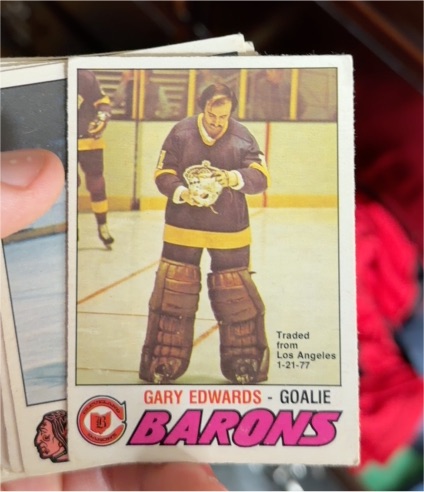 1977-78 O-Pee-Chee #345 Gary Edwards — front