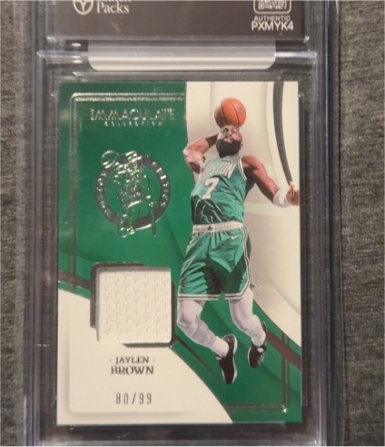 2023 Panini Immaculate Collection #80 Jaylen Brown — front