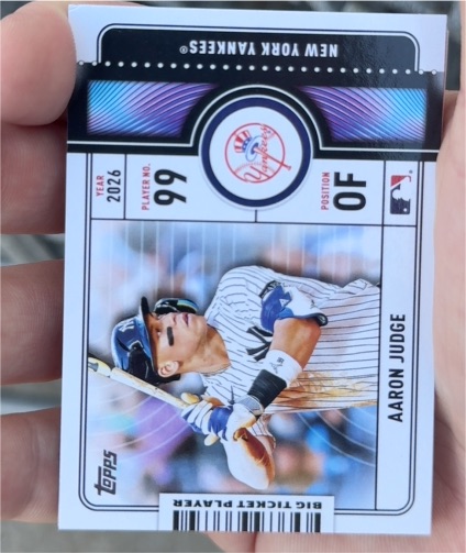 2026 Topps Series 1 #BTP-18 Aaron Judge — front