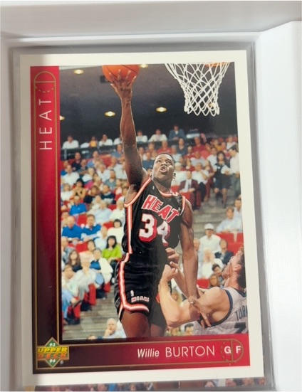 1993-94 Upper Deck #34 Willie Burton — front
