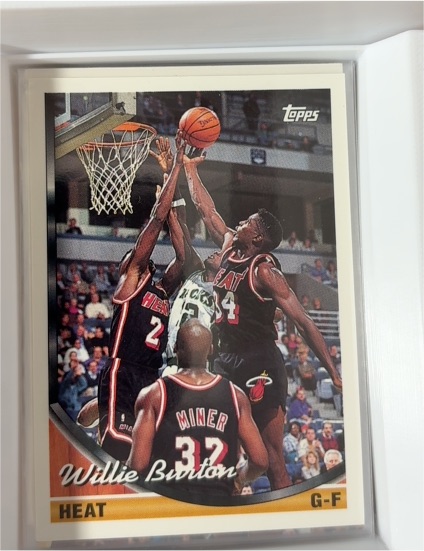 1993-94 Topps #350 Willie Burton — front