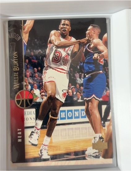 1994-95 Upper Deck #92 Willie Burton — front
