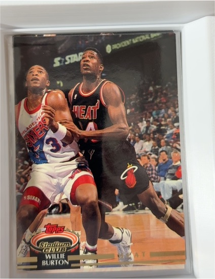 1992-93 Topps Stadium Club #84 Willie Burton — front