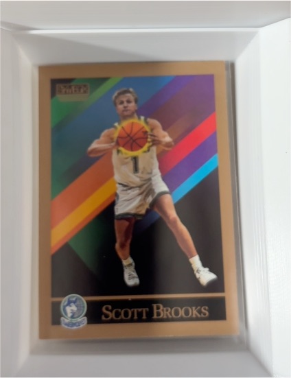 1990-91 SkyBox #396 Scott Brooks — front