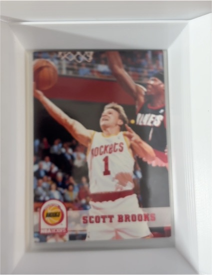 1993-94 Skybox NBA Hoops #76 Scott Brooks Houston Rockets — front