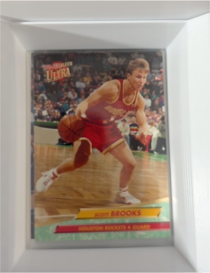 1992-93 Fleer Ultra #267 Scott Brooks Houston Rockets — front