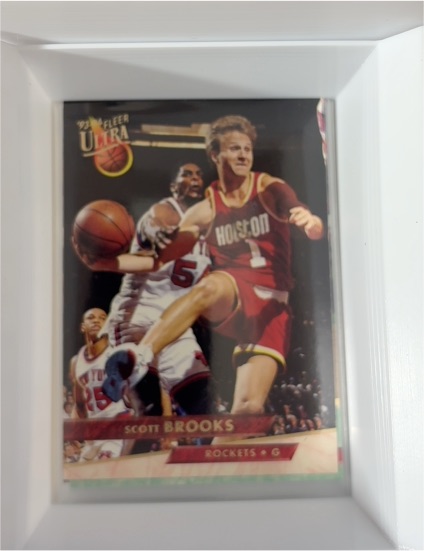 1993-94 Fleer Ultra #253 Scott Brooks Houston Rockets — front