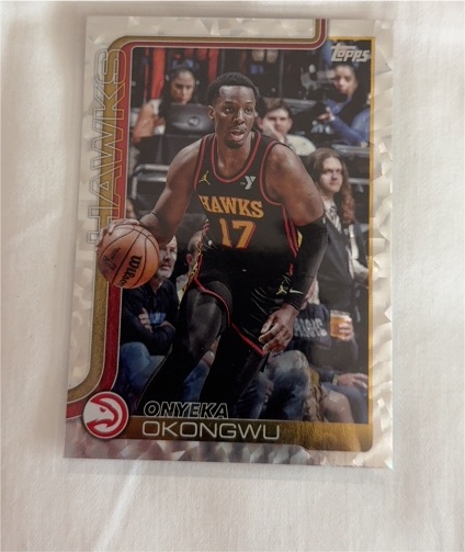 2025-26 Topps #66 Onyeka Okongwu Atlanta Hawks — front