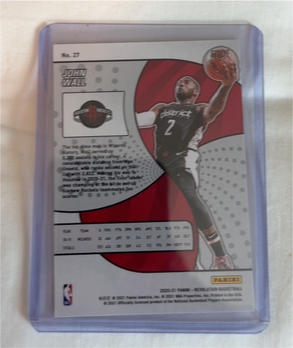 2020-21 Panini Revolution #27 John Wall — front