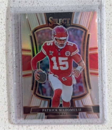 2025 Panini Select Premier Level #107 Patrick Mahomes II — front