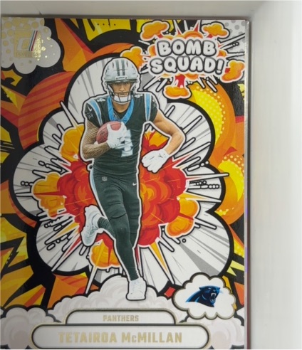 2025 Panini Donruss #BS-TMN Tetairoa McMillan Bomb Squad — front