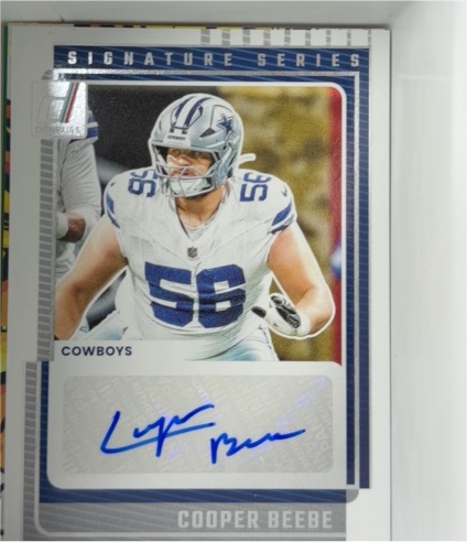 2025 Panini Donruss #SS-CBE Cooper Beebe Signature Series — front