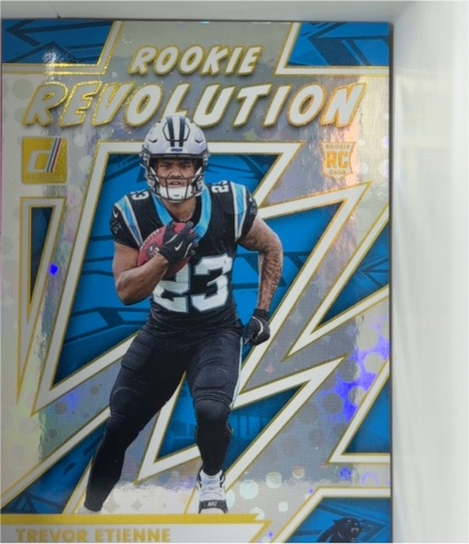 2025 Panini Donruss #28 Trevor Etienne Rookie Revolution — front