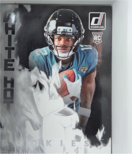 2025 Panini Donruss #WHR-TVH Travis Hunter White Hot Rookies — front