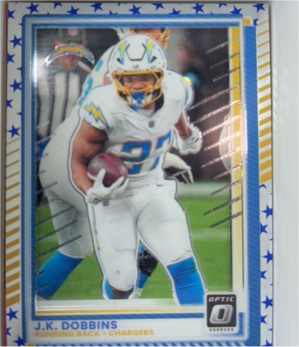 2025 Donruss Optic #55 J.K. Dobbins — front