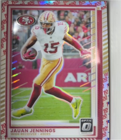 2025 Panini Donruss Optic #194 Jauan Jennings — front