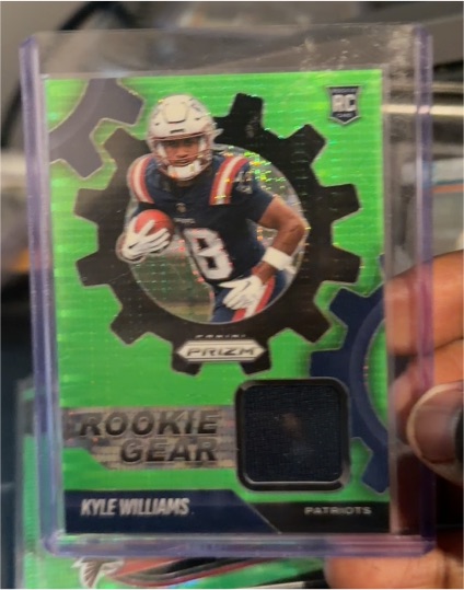 2025 Panini Prizm #RGR-KWS Kyle Williams Rookie Gear — front