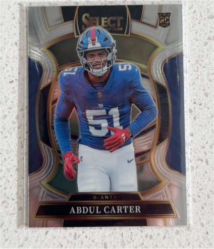 2025 Panini Select #95 Abdul Carter — front