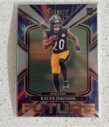 2025 Panini Select #22 Kaleb Johnson Future Rookie — front