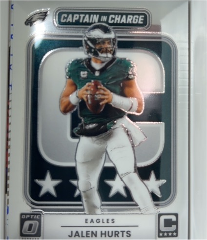 2025 Panini Donruss Optic #5 Jalen Hurts Captain In Charge — front