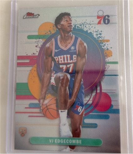 2025-26 Topps Finest #103 VJ Edgecombe — front