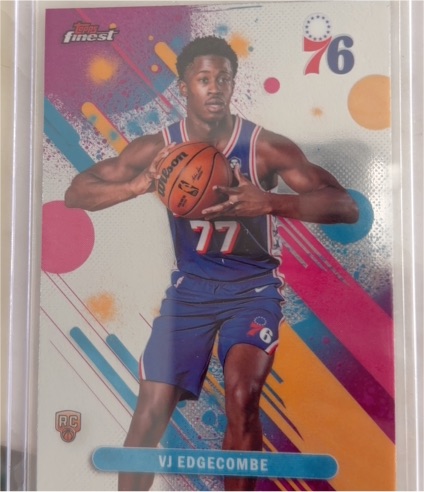 2025-26 Topps Finest #3 VJ Edgecombe — front