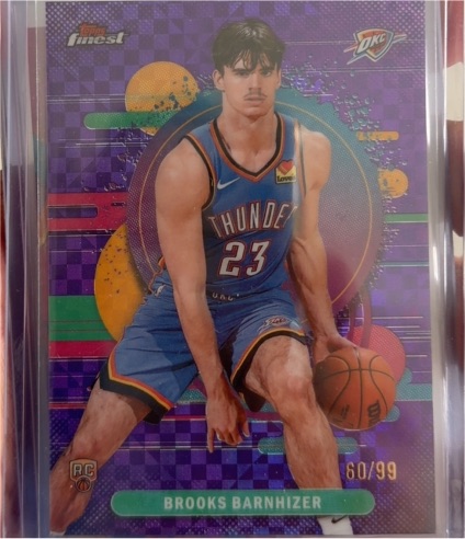 2025-26 Topps Finest #134 Brooks Barnhizer — front