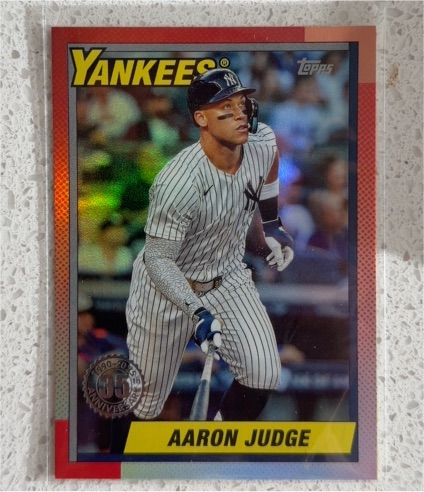 2025 Topps Update #U90-30 Aaron Judge — front