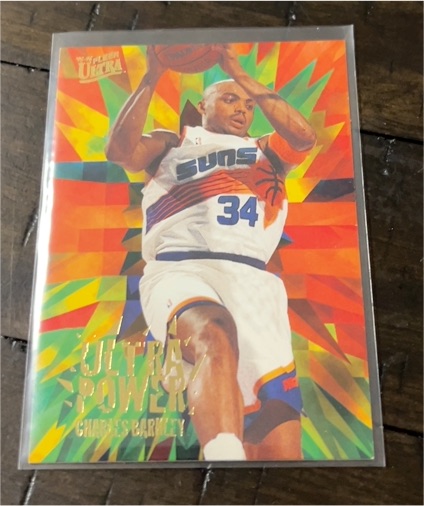 1995-96 Fleer Ultra #1 Charles Barkley Ultra Power — front