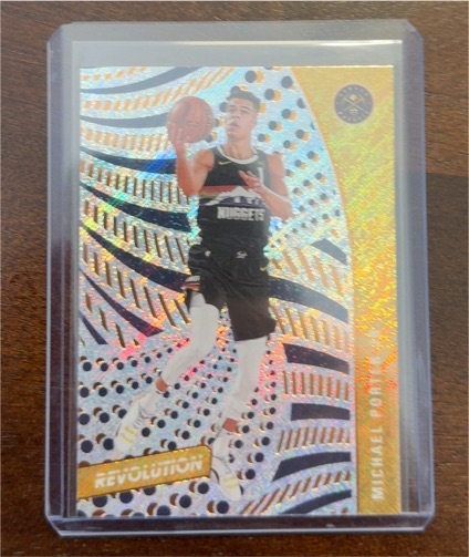 2020-21 Panini Revolution Fractal #55 Michael Porter Jr. — front