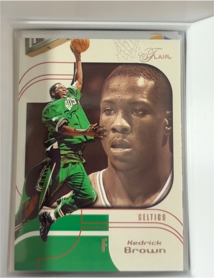 2002-03 Fleer Flair #58 Kedrick Brown — front