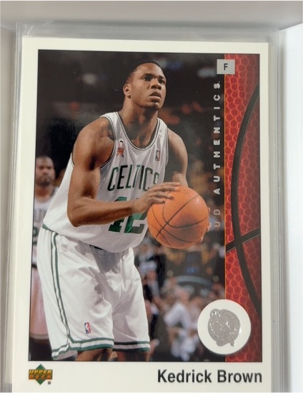 2002-03 UD Authentics #7 Kedrick Brown — front