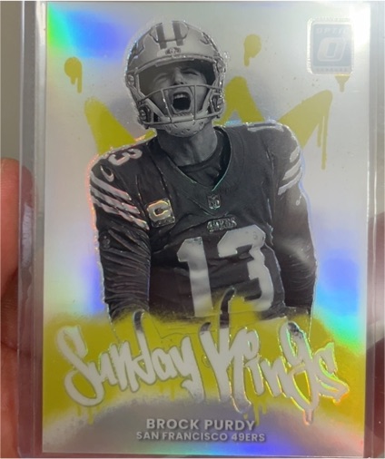 2025 Panini Donruss Optic Sunday Kings #19 Brock Purdy — front