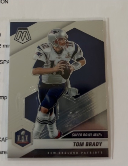 2021 Panini Mosaic #283 Tom Brady Super Bowl MVPs — front