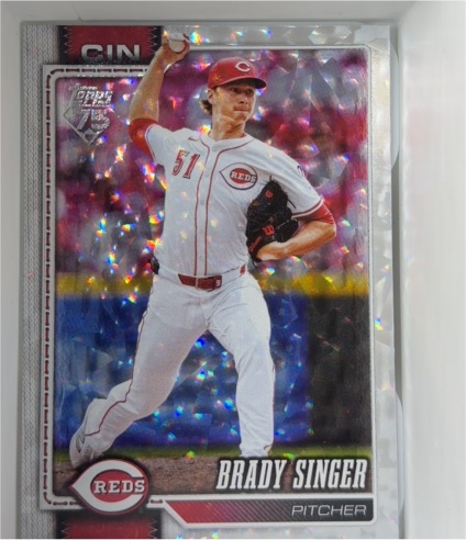 2025 Topps Update #US344 Brady Singer — front