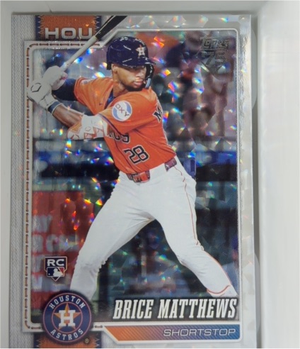 2026 Topps Series 1 #132 Brice Matthews — front