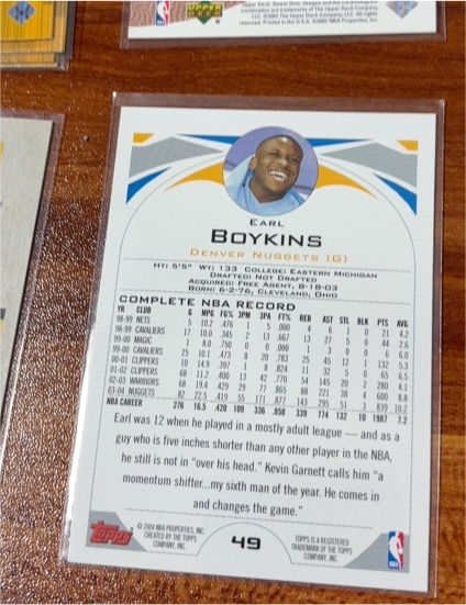 2004-05 Topps #49 Earl Boykins — front