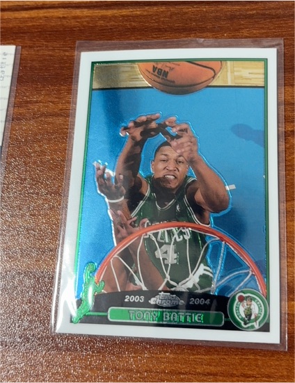 2003-04 Topps Chrome #110 Tony Battie — front