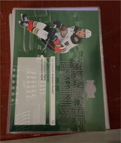 2024-25 Upper Deck Skybox Metal Universe Search Engines #ST-3 Leo Carlsson — front