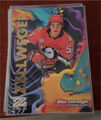 2024-25 Skybox Metal Universe - Z-Force Olen Zellweger #35 — front