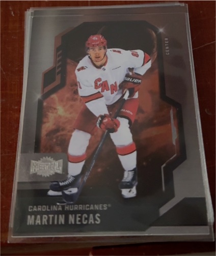 2024-25 Skybox Metal Universe #24 Martin Necas — front