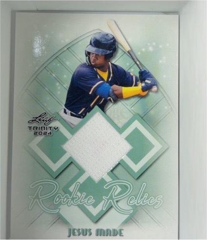 2024 Leaf Trinity Rookie Relics #RR-35 Jesus Made — front
