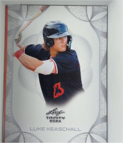 2024 Leaf Trinity #67 Luke Keaschall — front
